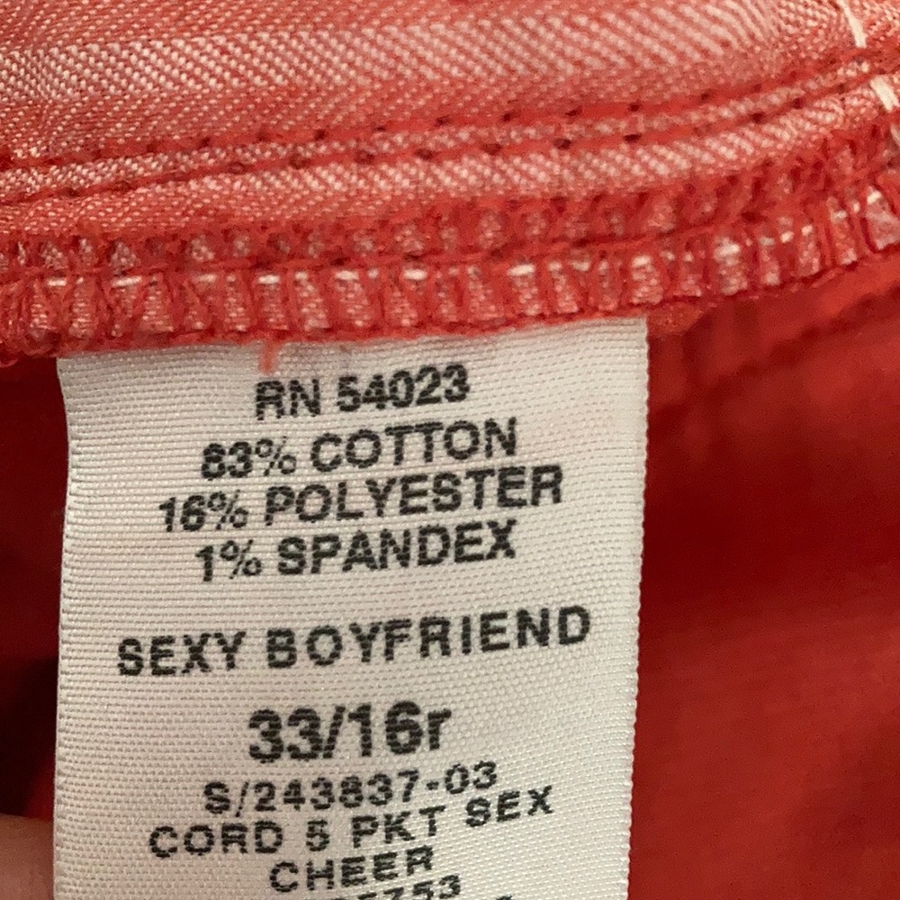 Euc Gap Boyfriend Cut Cropped Cords View 5